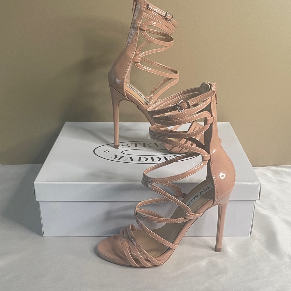 Steve Madden Pink Strappy Heels